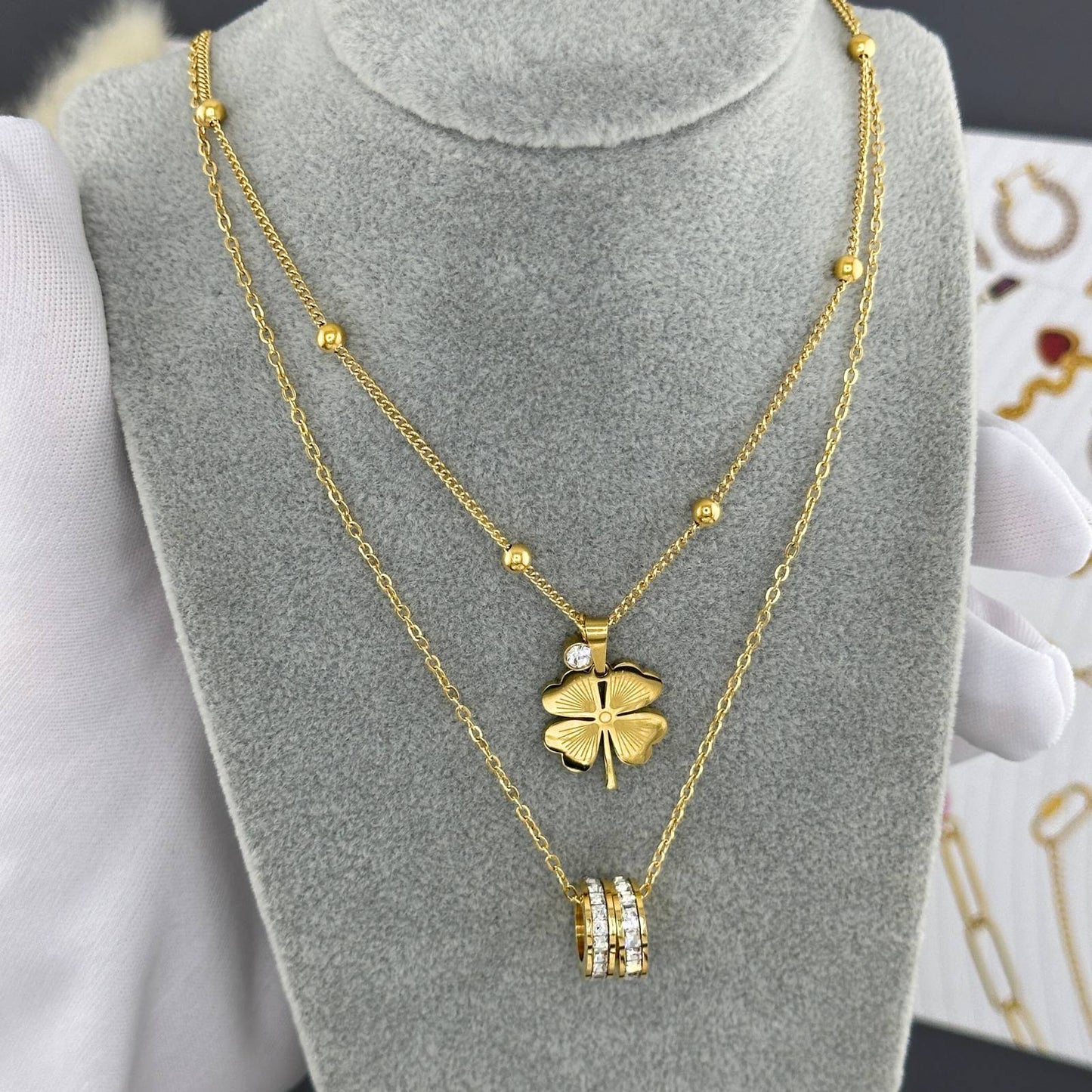 Gyldne Ringer Halskjede – Glans som varer