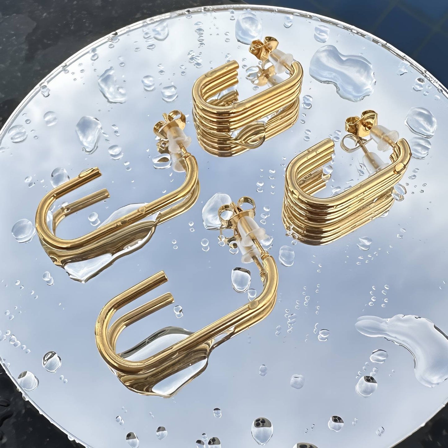 Luna Øredobber – Moderne eleganse i ren form