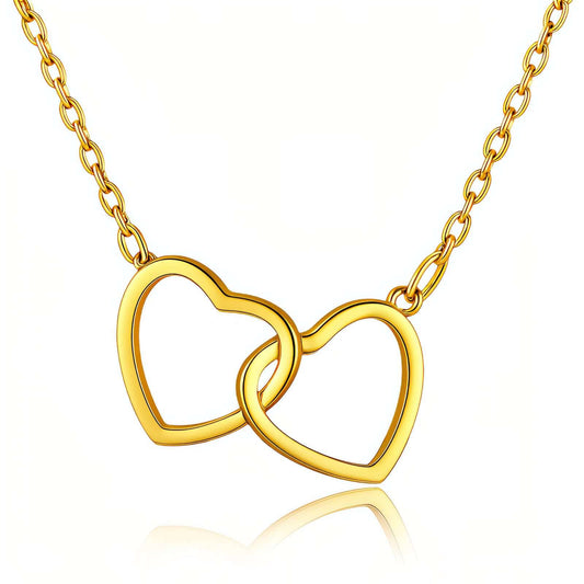 Hjertehalskjede i 18K gullbelagt stål – et tidløst symbol på kjærlighet