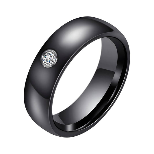 Klassisk Sort Ring – Elegant Minimalisme