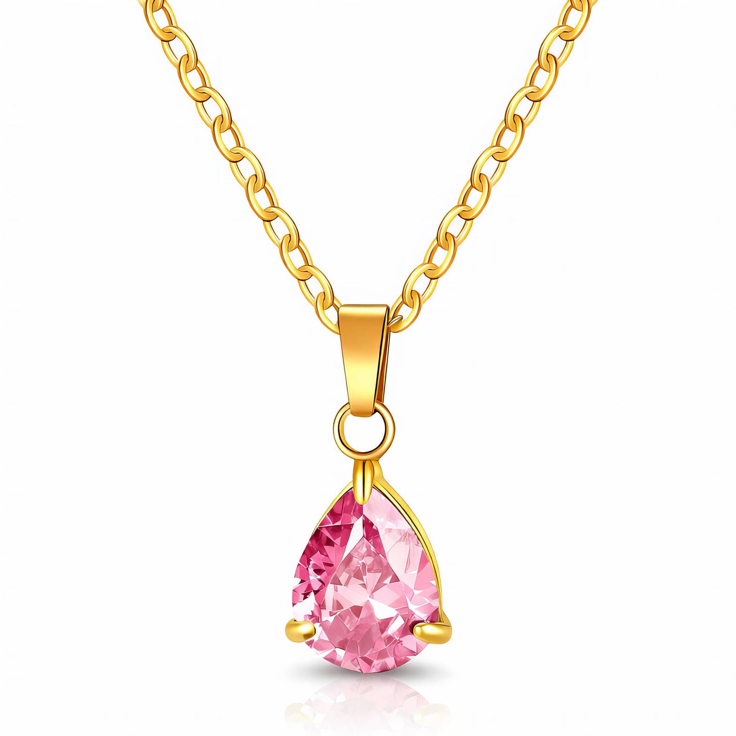 Tåredråpe Halskjede – Myk glans og tidløs skjønnhet