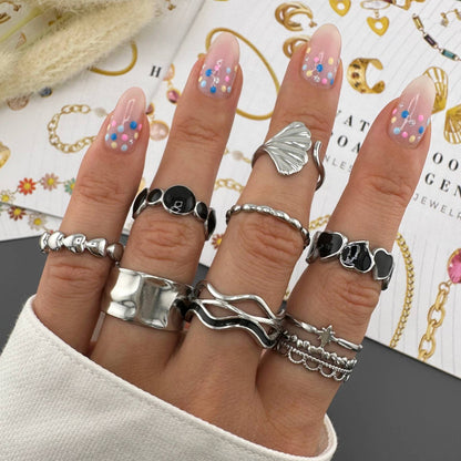 Justerbar stjernetema-ring i rustfritt stål