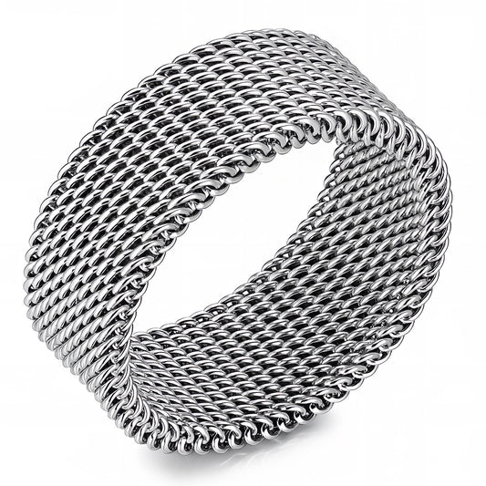 Mesh Ring – Moderne styrke med tidløs eleganse