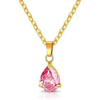 Tåredråpe Halskjede – Myk glans og tidløs skjønnhet