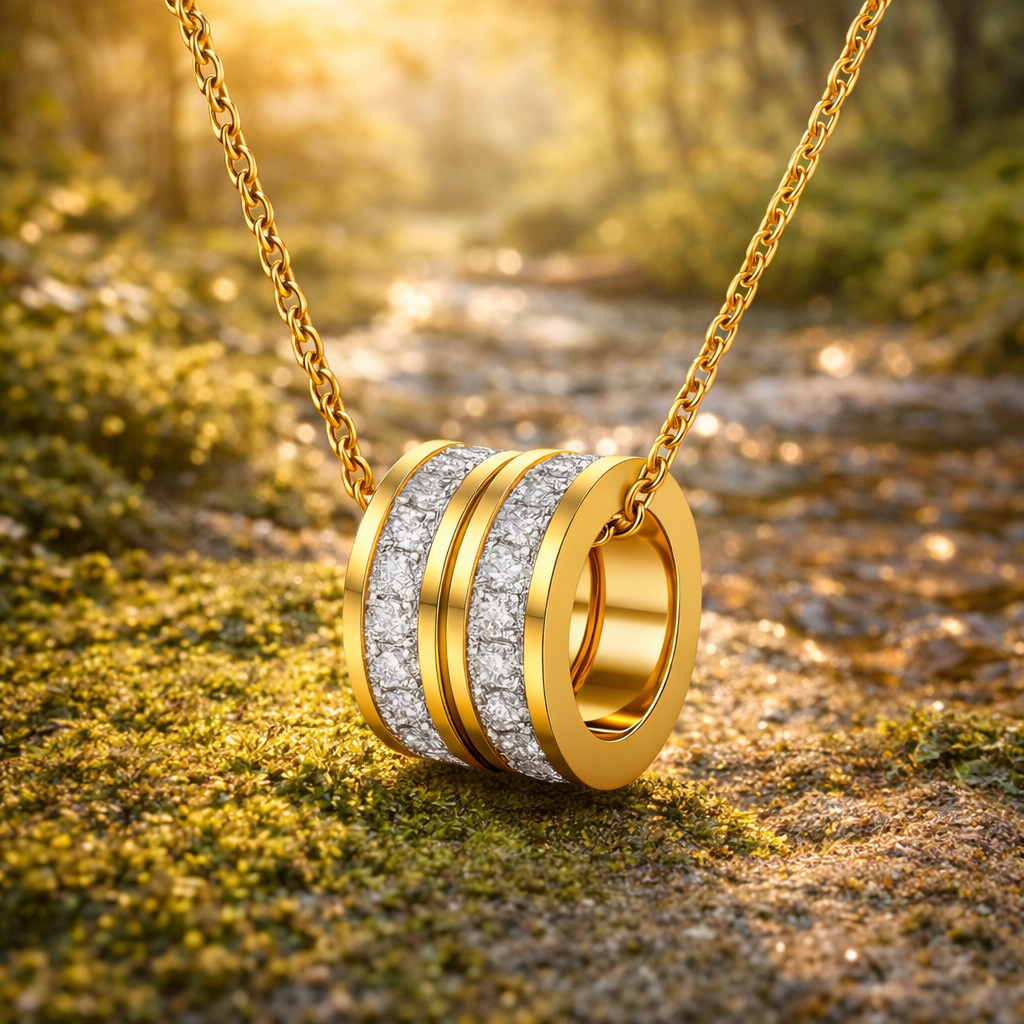 Gyldne Ringer Halskjede – Glans som varer