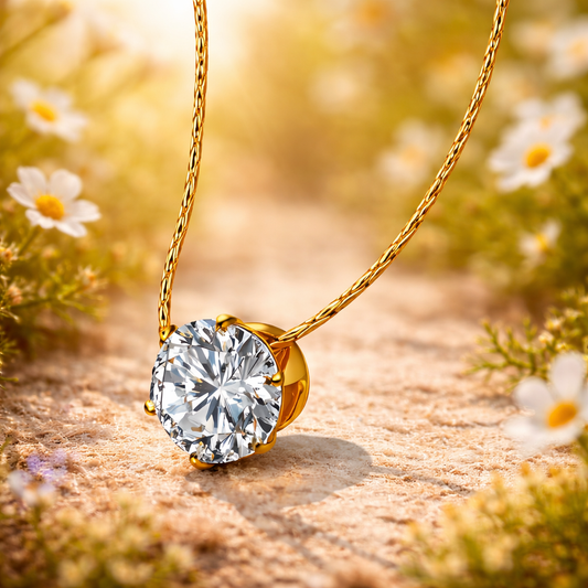 Krystallglans Halskjede – Tidløs eleganse i hvert lysglimt