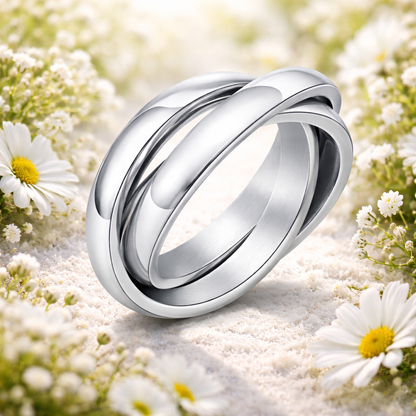 Evighetsring i stål – Tidløs renhet og styrke