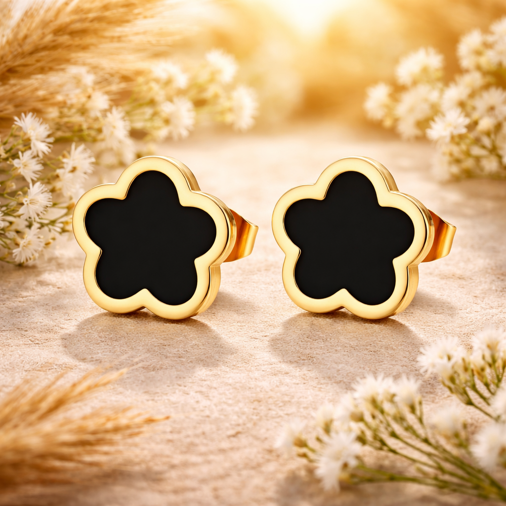 Blomst Øredobber – Klassisk eleganse med et snev av natur