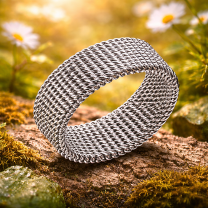 Mesh Ring – Moderne styrke med tidløs eleganse