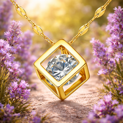 Kubisk Halskjede – Moderne design med tidløs glans