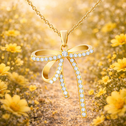 Halskjede – Elegant sløyfe med tidløs glans