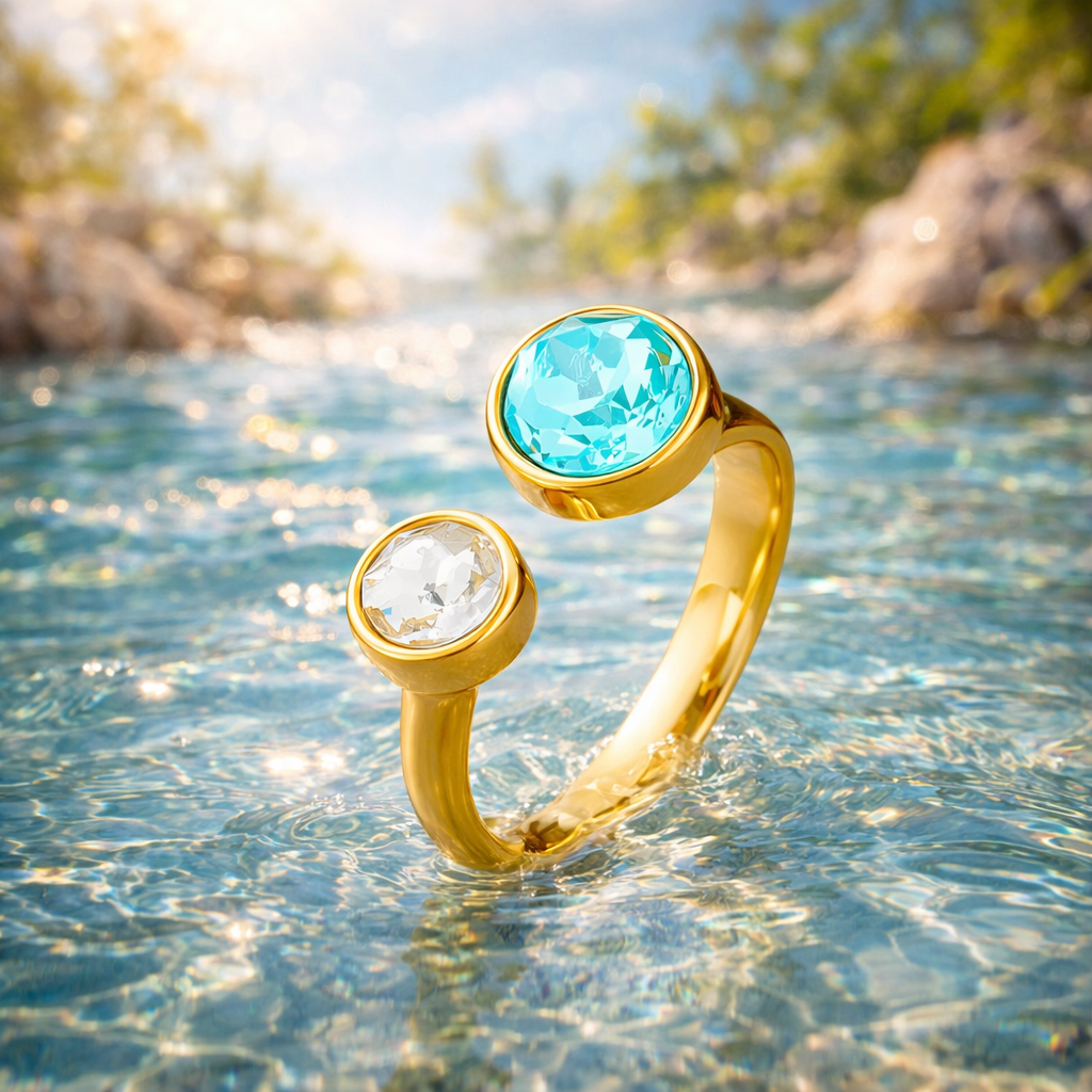 Flerfarget Ring – Lekker glans med et hint av sommer