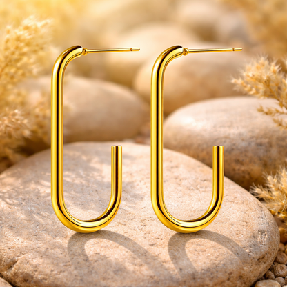 Luna Øredobber – Moderne eleganse i ren form