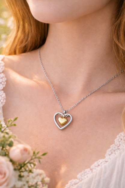 Hjertehalskjede – et symbol på kjærlighet og nærhet - 18 K gullbelagt stål